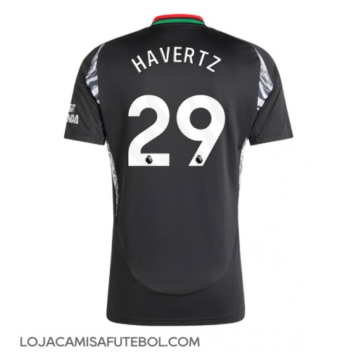 Camisa de Futebol Arsenal Kai Havertz #29 Equipamento Secundário 2024-25 Manga Curta